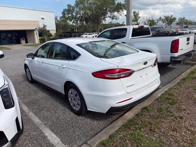2020 Oxford White Ford Fusion S FWD Sedan