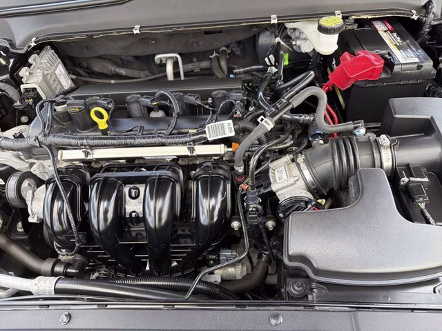 2020 Black Ford Fusion S FWD Sedan