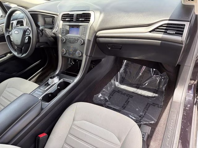 2020 Black Ford Fusion S FWD Sedan