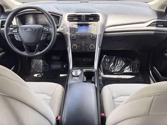 2020 Black Ford Fusion S FWD Sedan