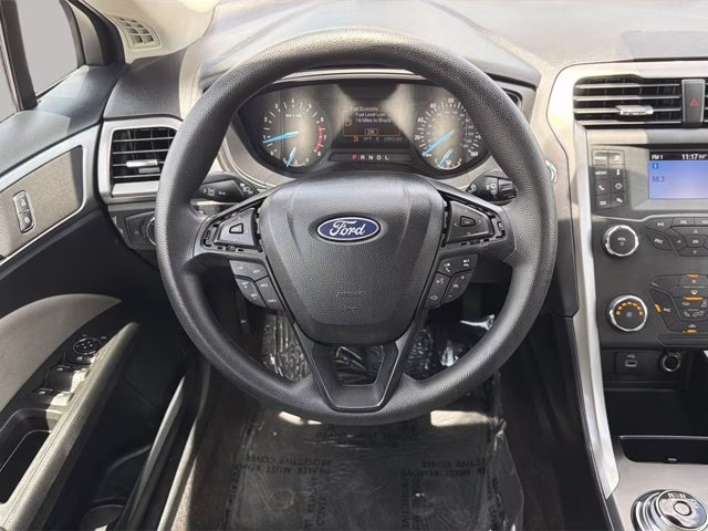 2020 Black Ford Fusion S FWD Sedan