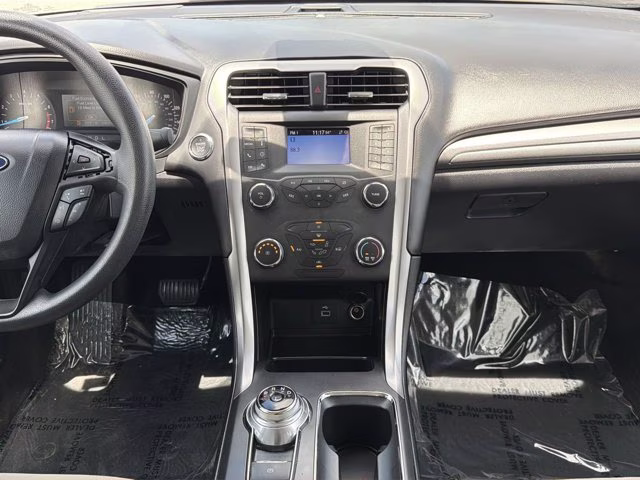 2020 Black Ford Fusion S FWD Sedan