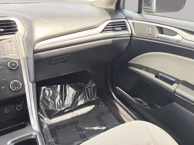 2020 Black Ford Fusion S FWD Sedan