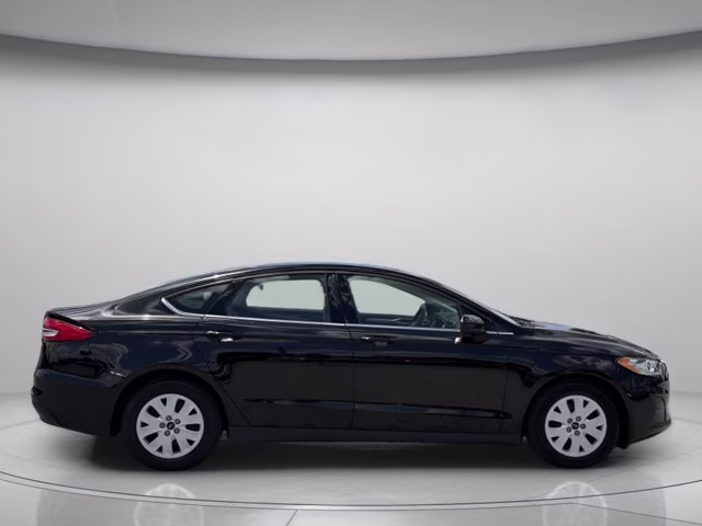 2020 Black Ford Fusion S FWD Sedan
