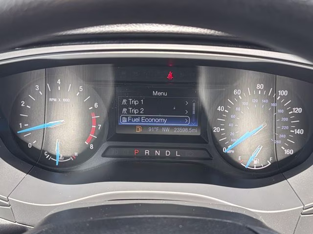 2020 Black Ford Fusion S FWD Sedan