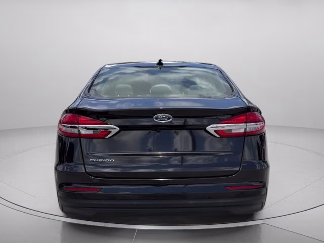 2020 Black Ford Fusion S FWD Sedan