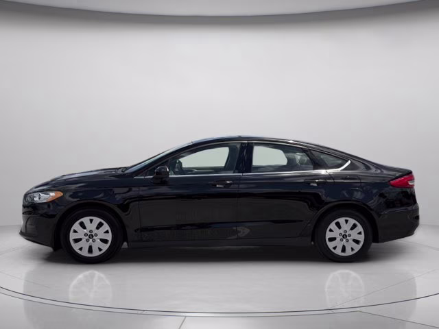 2020 Black Ford Fusion S FWD Sedan