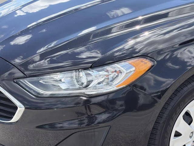 2020 Black Ford Fusion S FWD Sedan