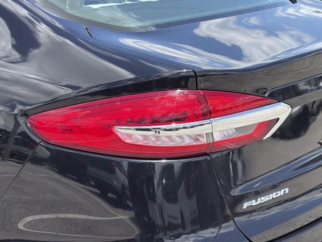 2020 Black Ford Fusion S FWD Sedan