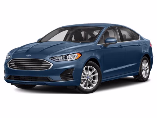 2019 Blue Metallic Ford Fusion S FWD Sedan
