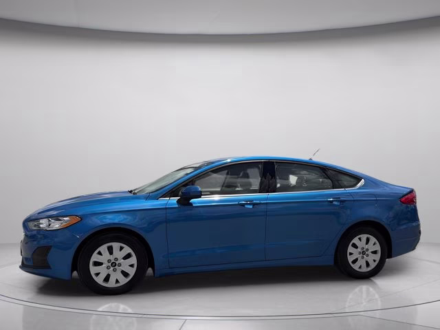 2019 Blue Metallic Ford Fusion S FWD Sedan