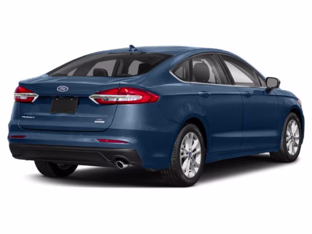 2019 Blue Metallic Ford Fusion S FWD Sedan