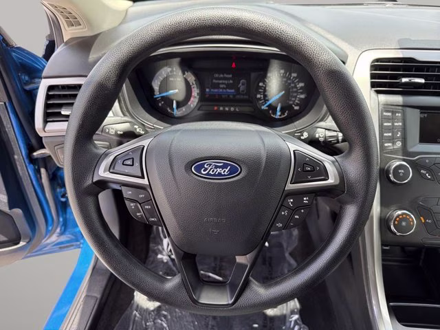 2019 Blue Metallic Ford Fusion S FWD Sedan