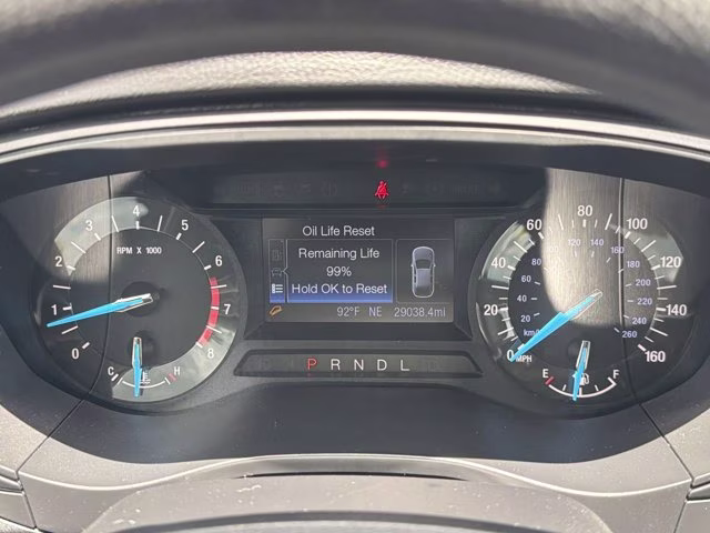 2019 Blue Metallic Ford Fusion S FWD Sedan