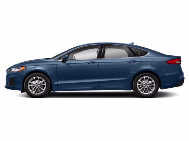 2019 Blue Metallic Ford Fusion S FWD Sedan