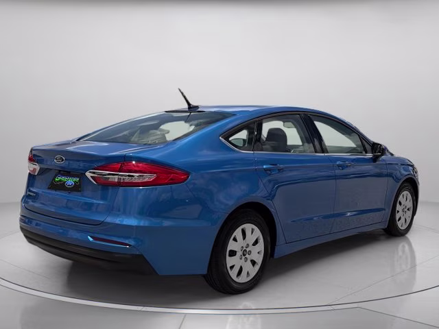 2019 Blue Metallic Ford Fusion S FWD Sedan
