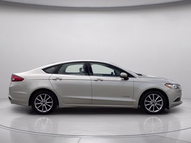 2017 White Gold Ford Fusion S FWD Sedan