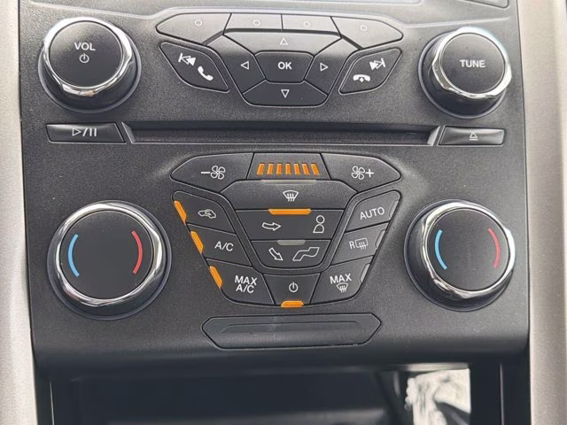 2017 White Gold Ford Fusion S FWD Sedan