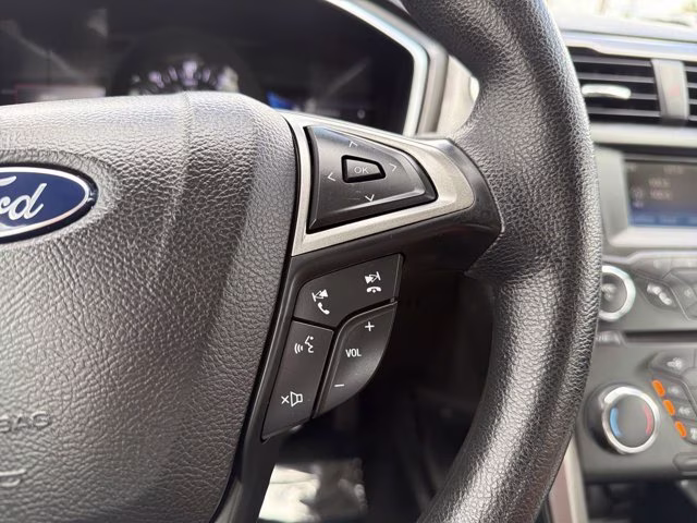 2017 White Gold Ford Fusion S FWD Sedan