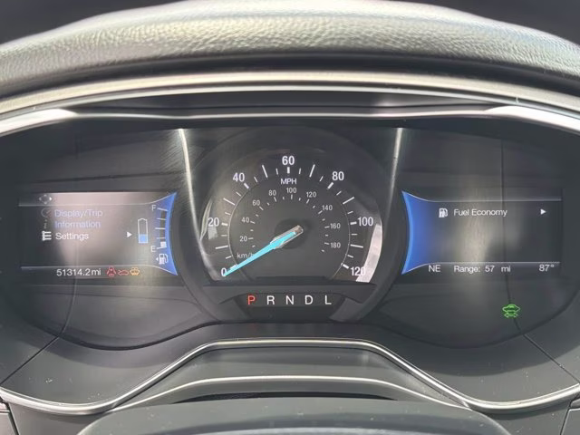 2017 White Gold Ford Fusion S FWD Sedan