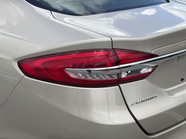 2017 White Gold Ford Fusion S FWD Sedan