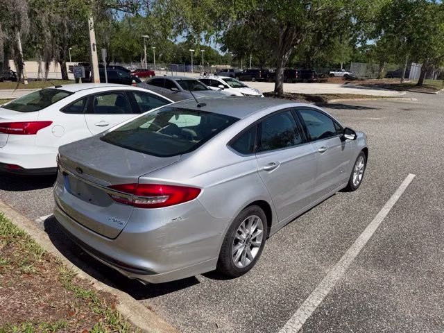 2017 Silver Ford Fusion S FWD Sedan