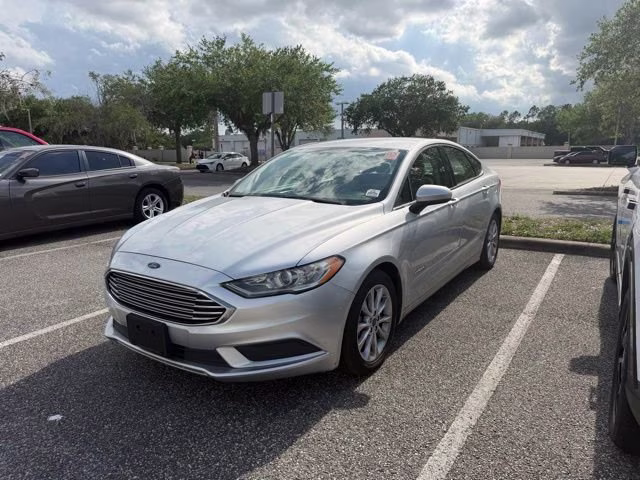 2017 Ingot Silver Ford Fusion S FWD Sedan
