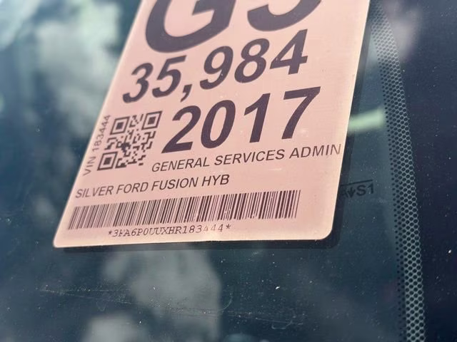 2017 Ingot Silver Ford Fusion S FWD Sedan