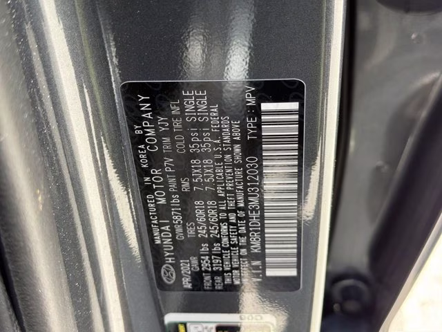 2021 Steel Graphite Hyundai Palisade SE AWD SUV