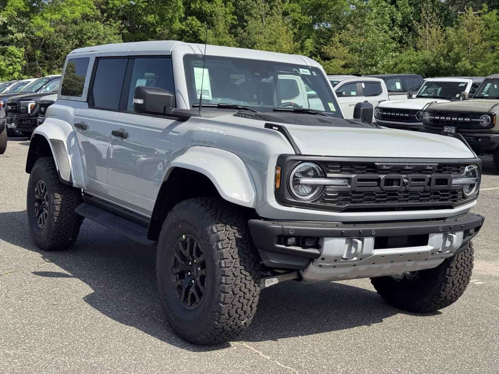 2026 Avalanche Gray Ford Bronco Raptor 4 Door Advanced 4x4 4X4 SUV