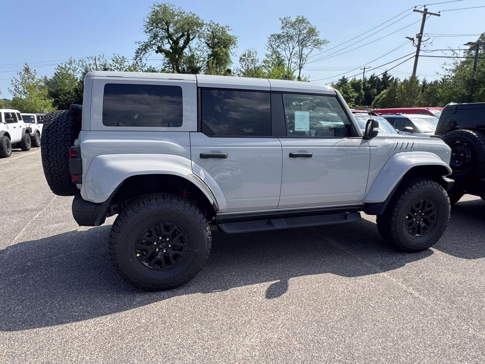 2026 Avalanche Gray Ford Bronco Raptor 4 Door Advanced 4x4 4X4 SUV