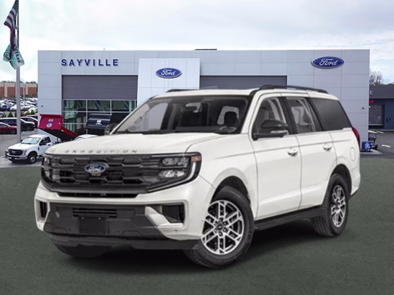 2026 Star White Metallic Tri-Coat Ford Expedition Active 4x4 4X4 SUV