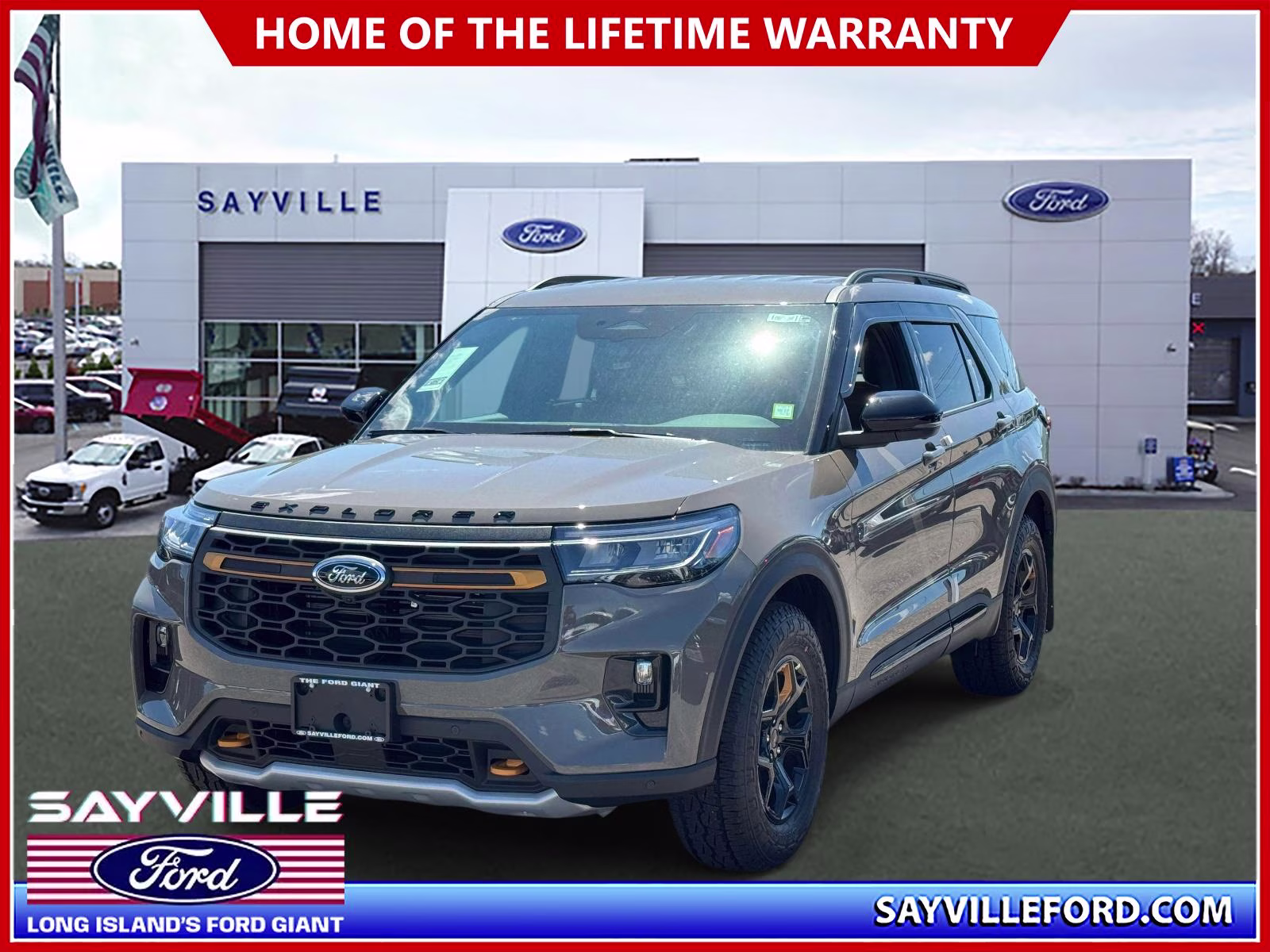 2026 Gray Ford Explorer Tremor 4X4 SUV