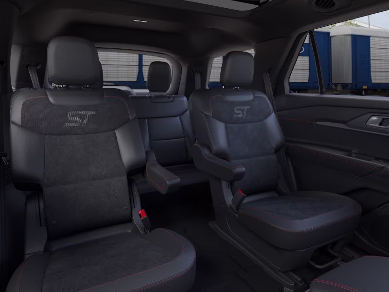 2026 Star White Metallic Tri-Coat Ford Explorer ST 4X4 SUV