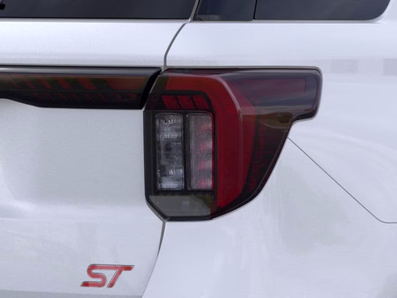 2026 Star White Metallic Tri-Coat Ford Explorer ST 4X4 SUV