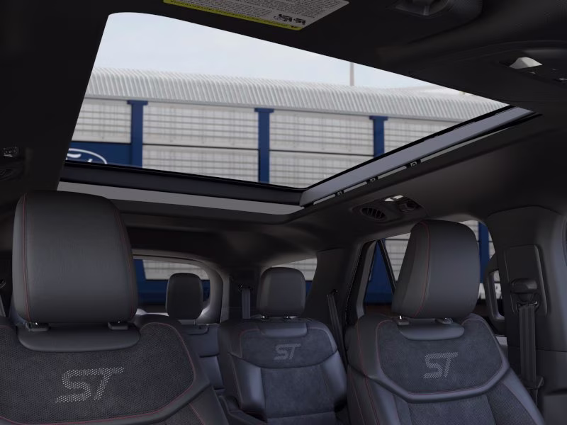 2026 Star White Metallic Tri-Coat Ford Explorer ST 4X4 SUV