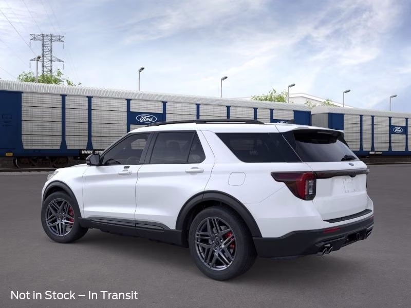 2026 Star White Metallic Tri-Coat Ford Explorer ST 4X4 SUV