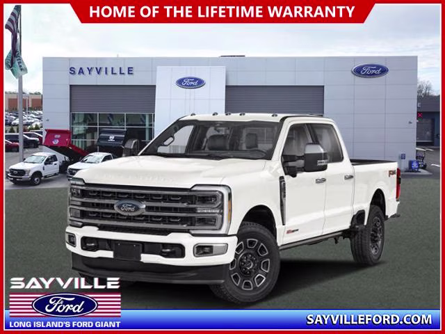 2026 Star White Metallic Tri-Coat Ford Super Duty F-250 SRW Platinum 4WD Crew Cab 6.75' Box 4X4 Truck