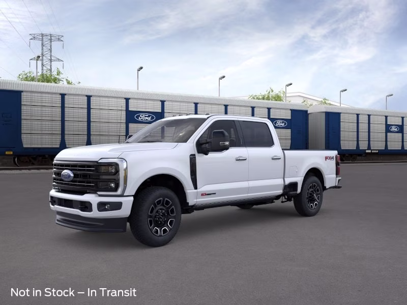2026 Star White Tri-Coat Ford Super Duty F-250 SRW Platinum 4X4 Truck