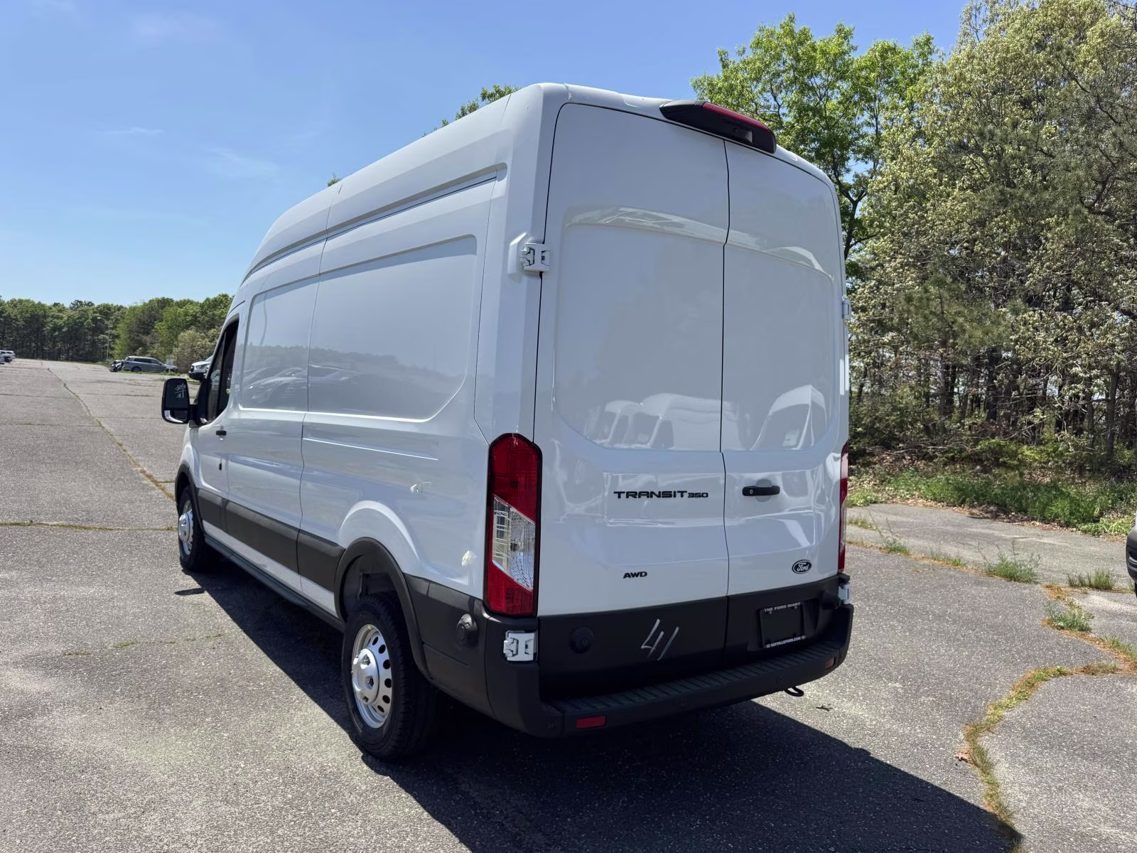 2026 White Ford Transit Cargo Van Base AWD Van