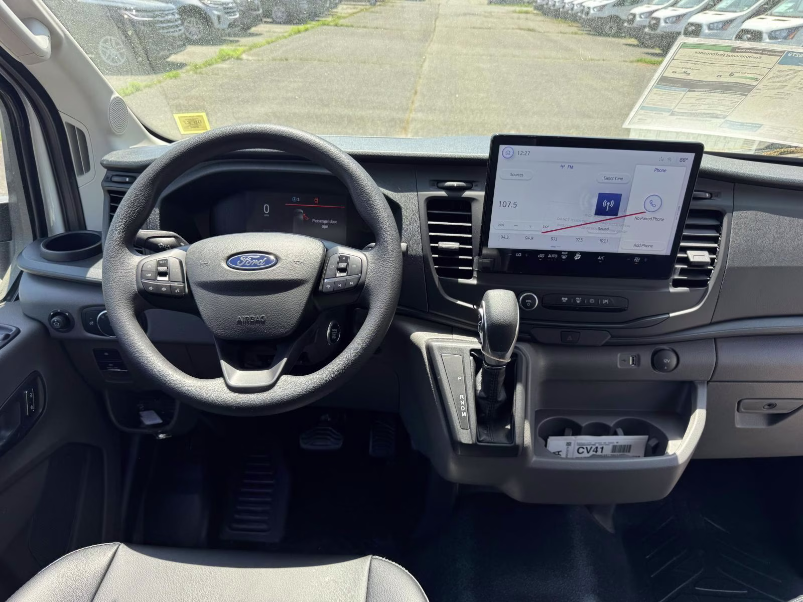 2026 White Ford Transit Cargo Van Base AWD Van