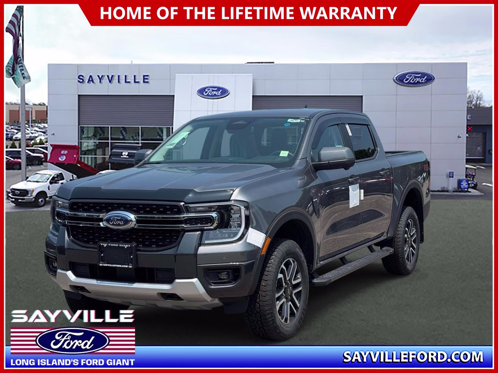 2026 Carbonized Gray Metallic Ford Ranger LARIAT 4WD SuperCrew 5' Box 4X4 Truck
