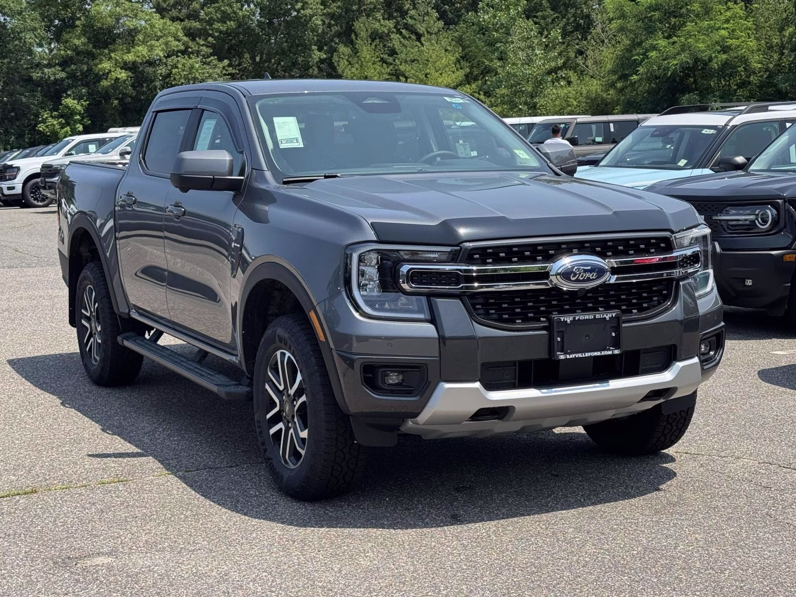 2026 Carbonized Gray Metallic Ford Ranger LARIAT 4WD SuperCrew 5' Box 4X4 Truck