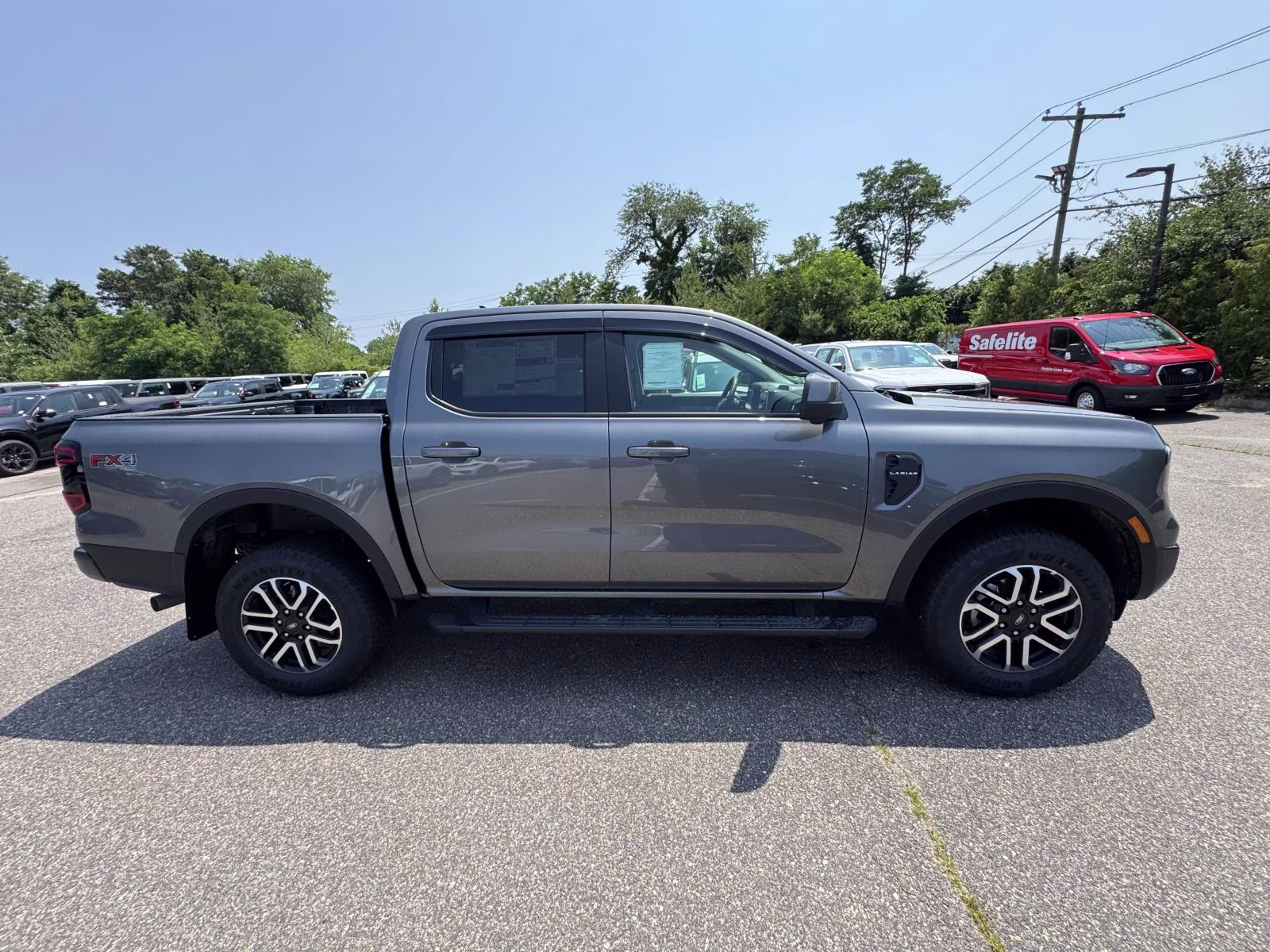 2026 Carbonized Gray Metallic Ford Ranger LARIAT 4WD SuperCrew 5' Box 4X4 Truck
