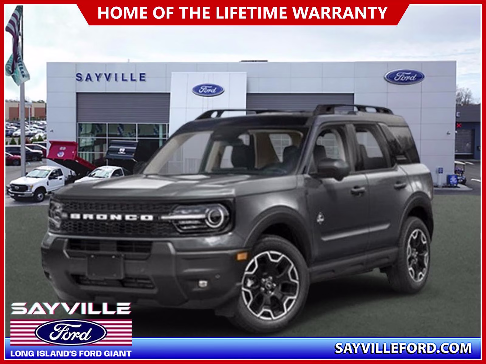 2026 Carbonized Gray Metallic Ford Bronco Sport Outer Banks 4X4 SUV