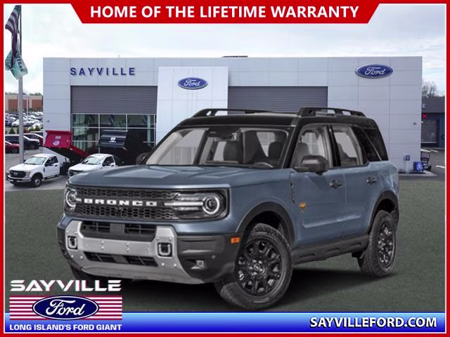 2026 Azure Gray Metallic Tri-Coat Ford Bronco Sport Badlands 4x4 4X4 SUV
