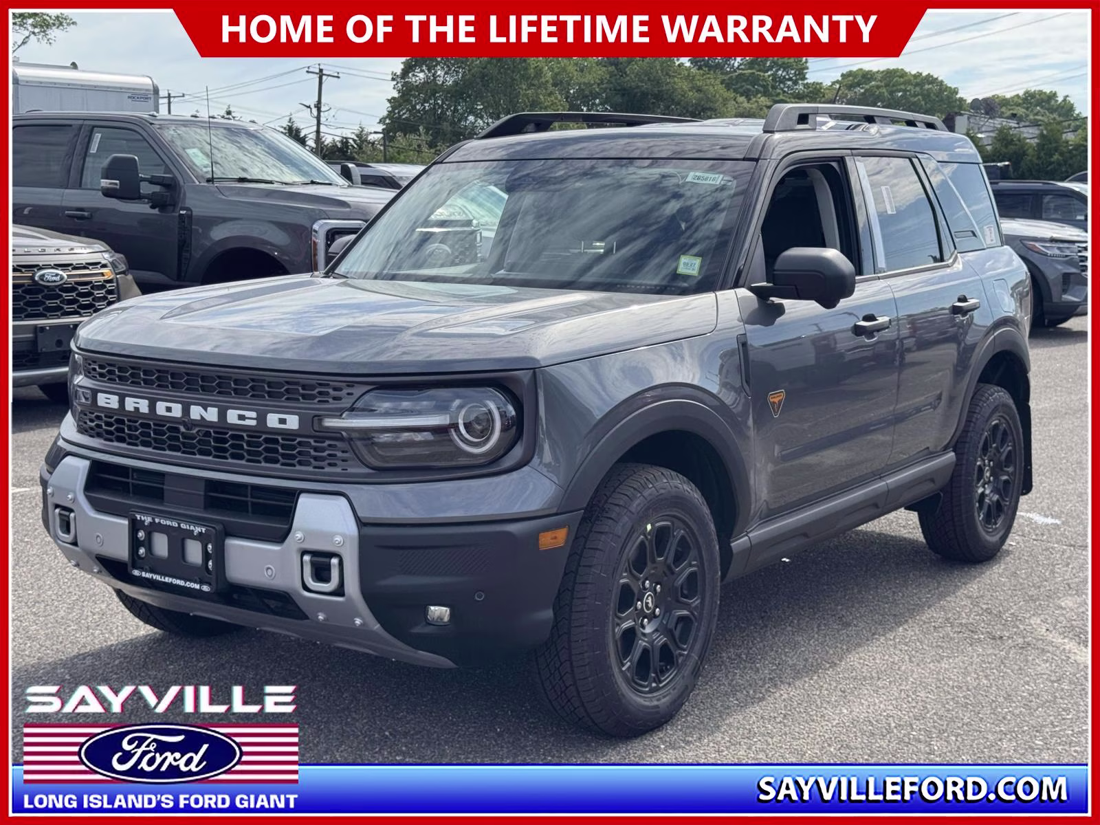 2026 Gray Ford Bronco Sport Badlands 4X4 SUV