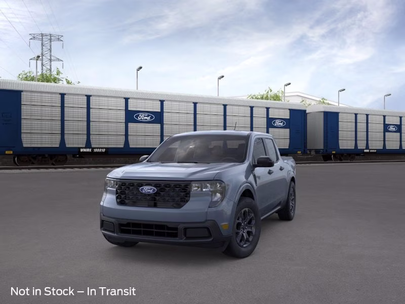 2026 Azure Gray Metallic Tri-Coat Ford Maverick XLT AWD Truck