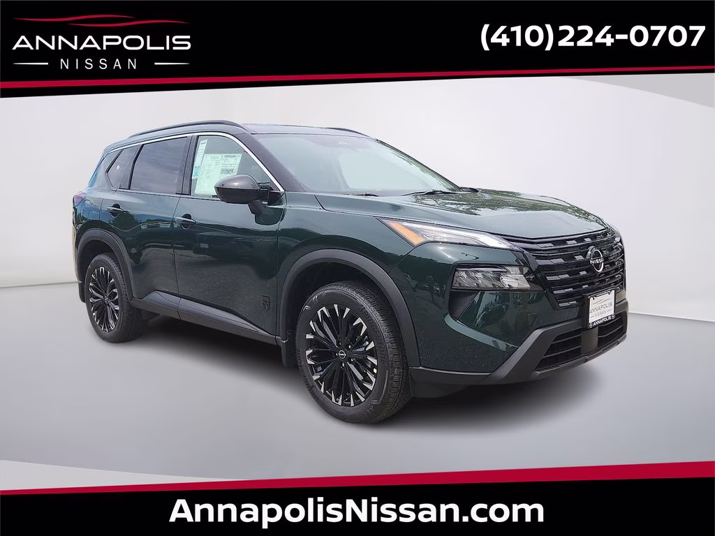 2026 Obsidian Green Nissan Rogue Dark Armor AWD SUV