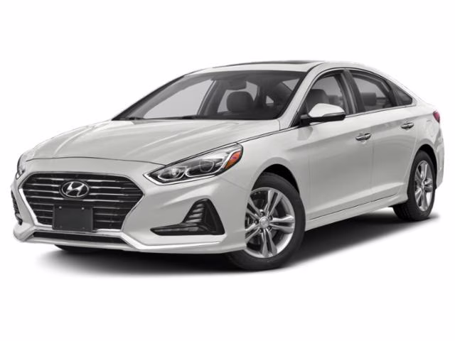 2019 Quartz White Pearl Hyundai Sonata Limited FWD Sedan